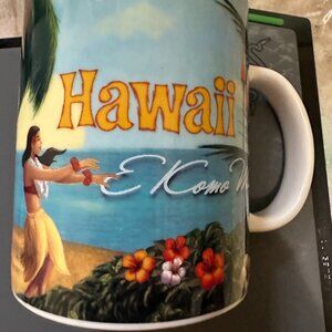 Starbucks Hawaii E Komo Mai Hawaiian Hula Girl Luau Coffee Tea Mug Cup 14 oz 200